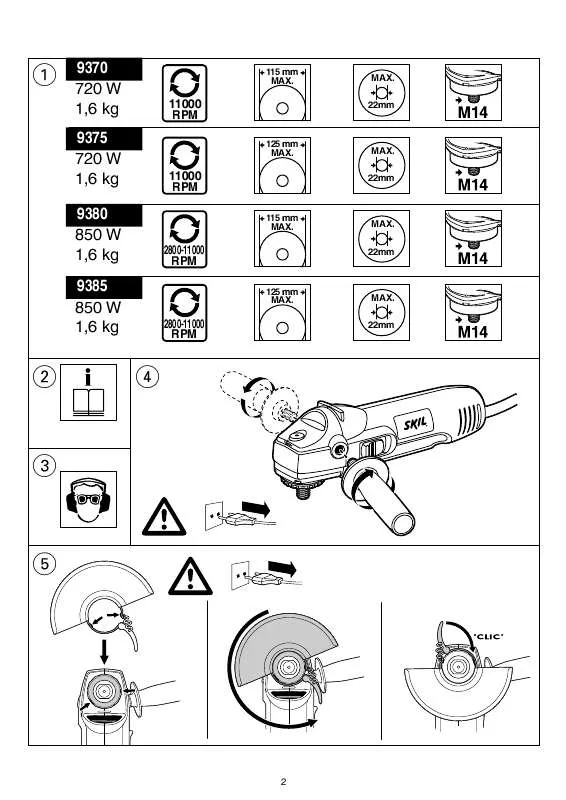 Mode d'emploi SKIL 9380