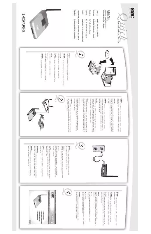 Mode d'emploi SMC WAPS-G