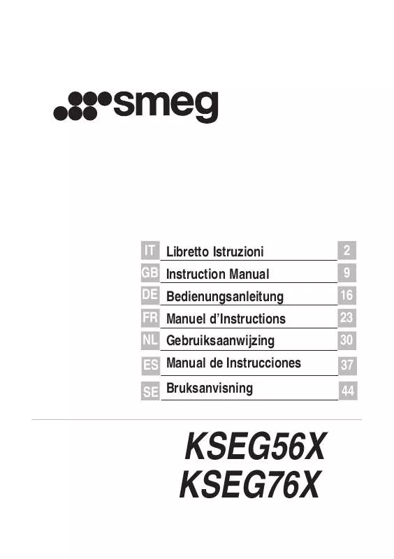 Mode d'emploi SMEG KSEG56X