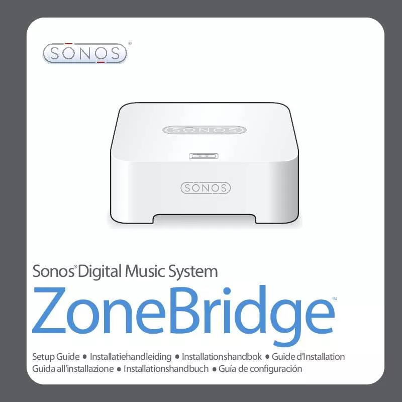 Mode d'emploi SONOS BR100