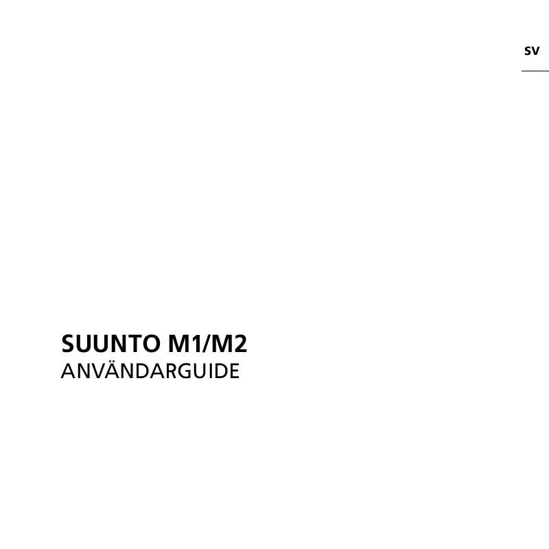 Mode d'emploi SUUNTO M1