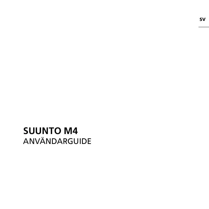 Mode d'emploi SUUNTO M4