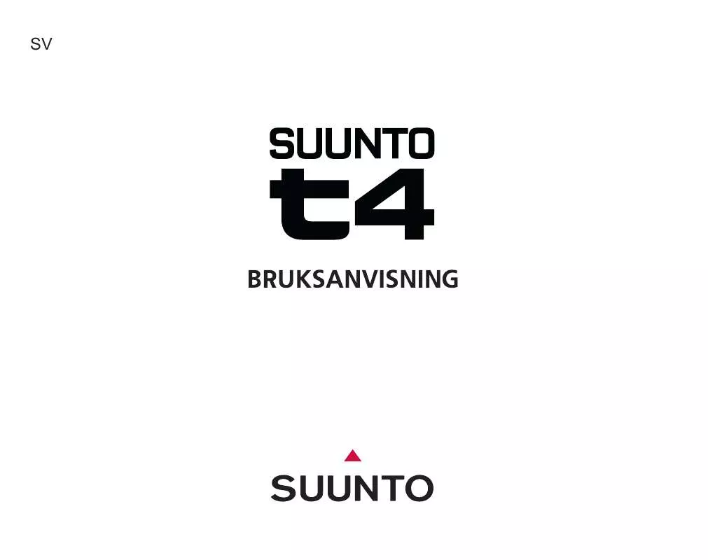 Mode d'emploi SUUNTO T4