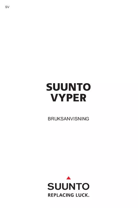 Mode d'emploi SUUNTO VYPER