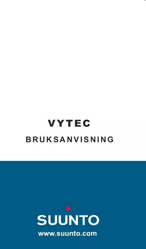 Mode d'emploi SUUNTO VYTEC