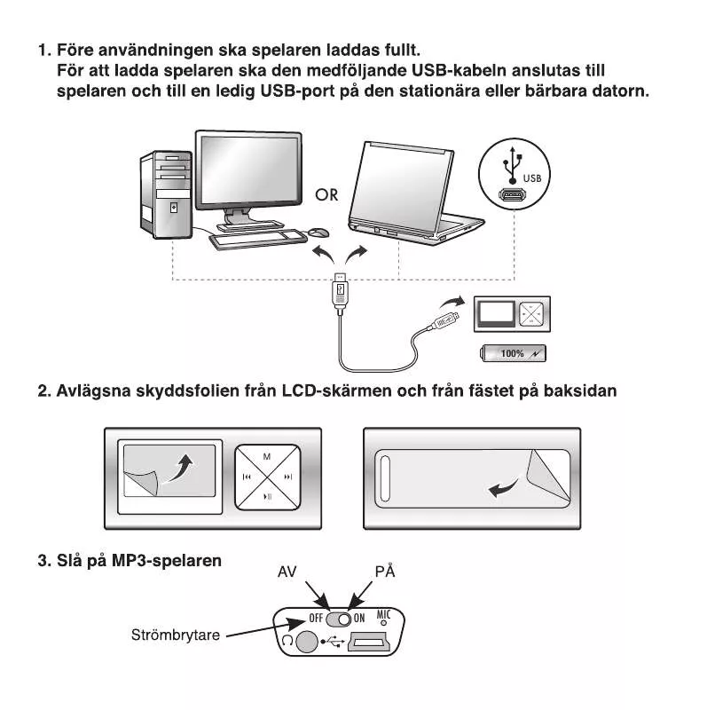 Mode d'emploi SWEEX MP320