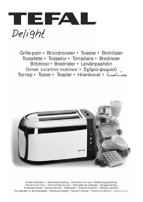 Mode d'emploi TEFAL DELIGHT