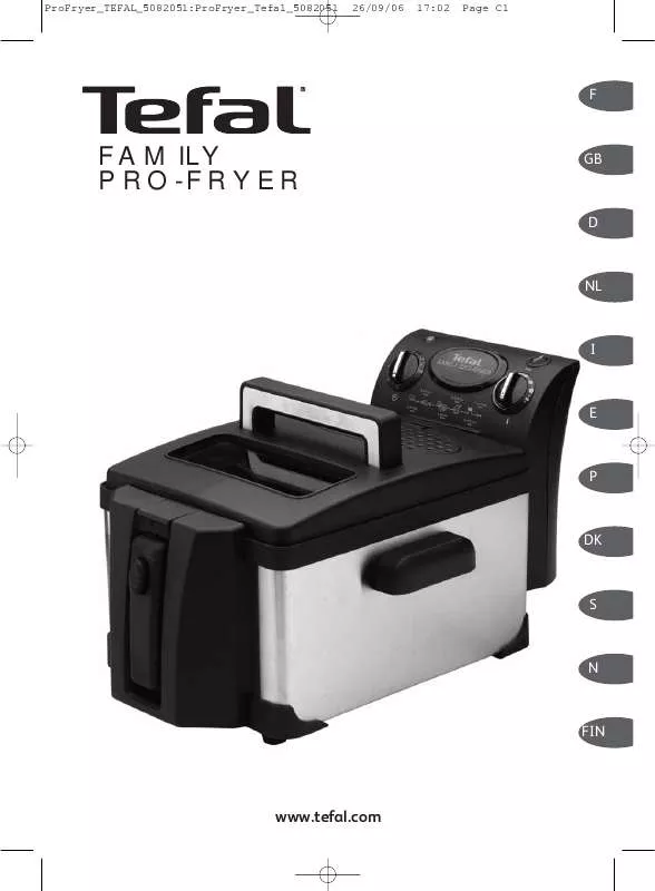 Mode d'emploi TEFAL FAMILY PRO-FRYER