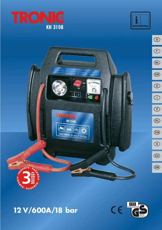 Mode d'emploi TRONIC KH 3108