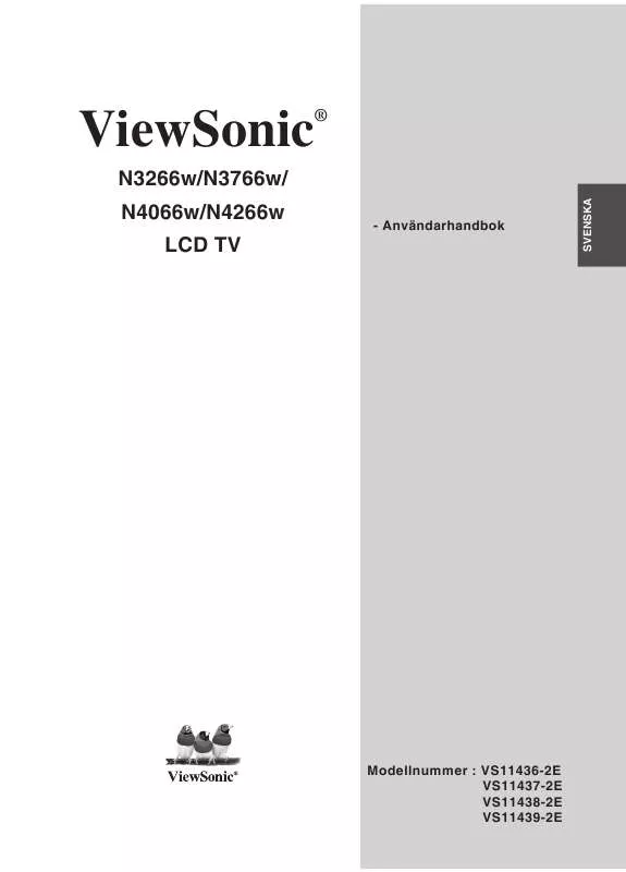 Mode d'emploi VIEWSONIC N3266W