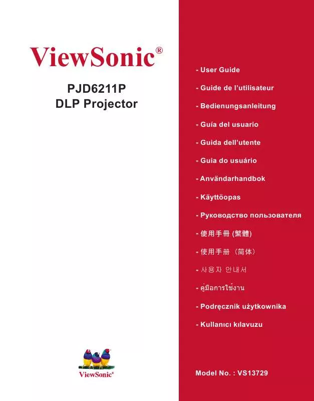 Mode d'emploi VIEWSONIC PJD6211P