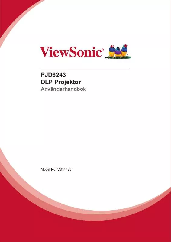 Mode d'emploi VIEWSONIC PJD6243