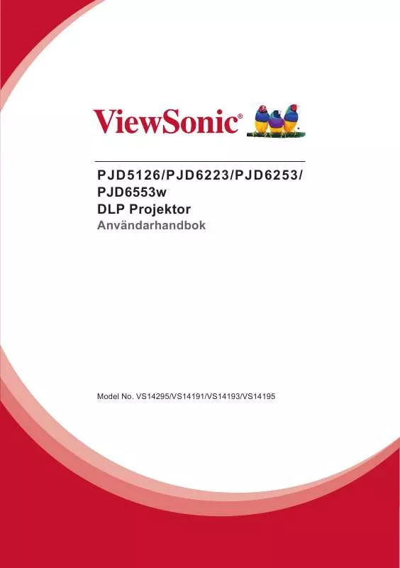 Mode d'emploi VIEWSONIC PJD6253