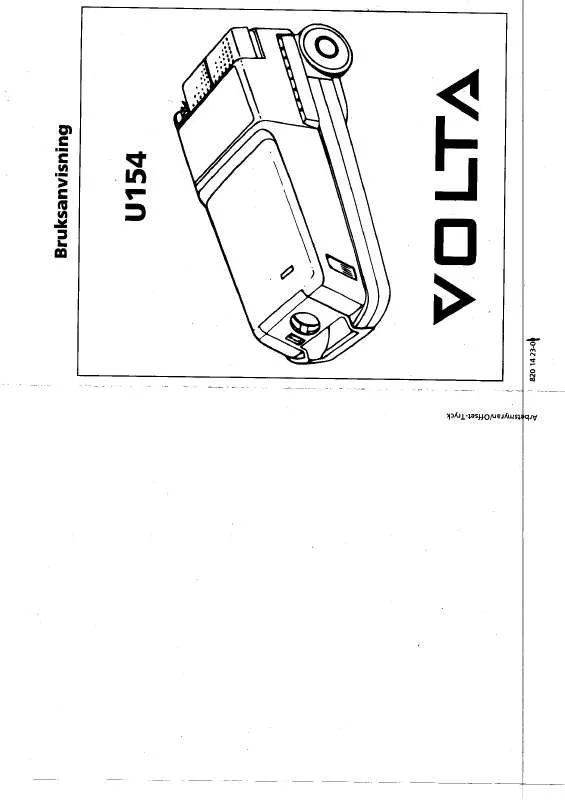 Mode d'emploi VOLTA U154