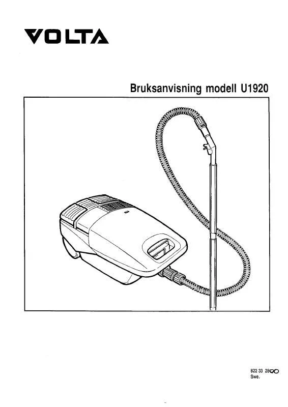 Mode d'emploi VOLTA U1920