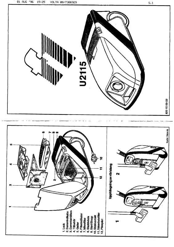 Mode d'emploi VOLTA U2115