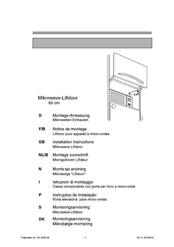 Mode d'emploi VOSS MYR1150-AL