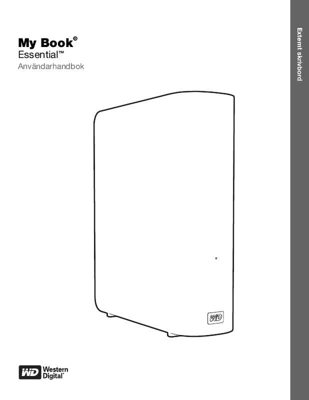 Mode d'emploi WESTERN DIGITAL MY BOOK ESSENTIAL