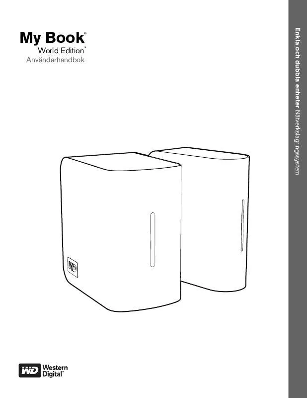 Mode d'emploi WESTERN DIGITAL MY BOOK WORLD EDITION II