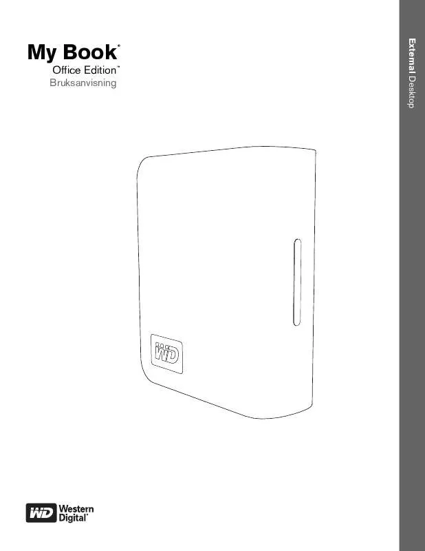 Mode d'emploi WESTERN DIGITAL MY BOOK