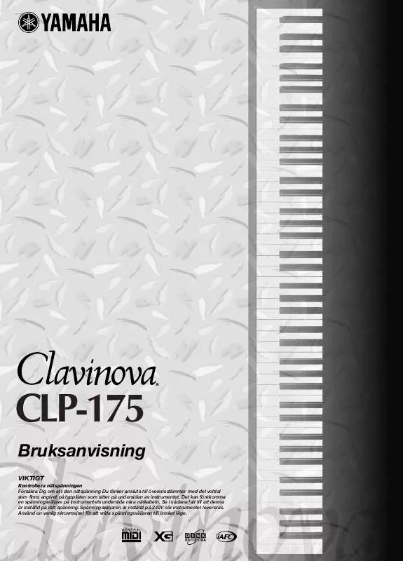 Mode d'emploi YAMAHA CLP-175