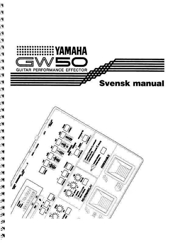 Mode d'emploi YAMAHA GW50