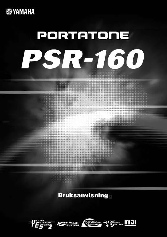 Mode d'emploi YAMAHA PSR-160