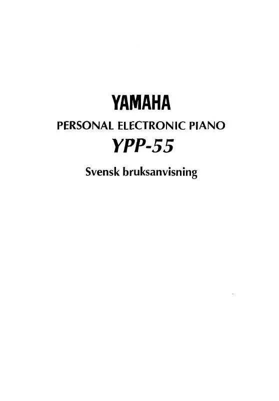 Mode d'emploi YAMAHA YPP-55