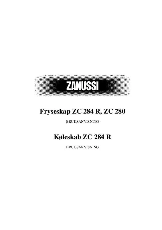 Mode d'emploi ZANUSSI ZC284